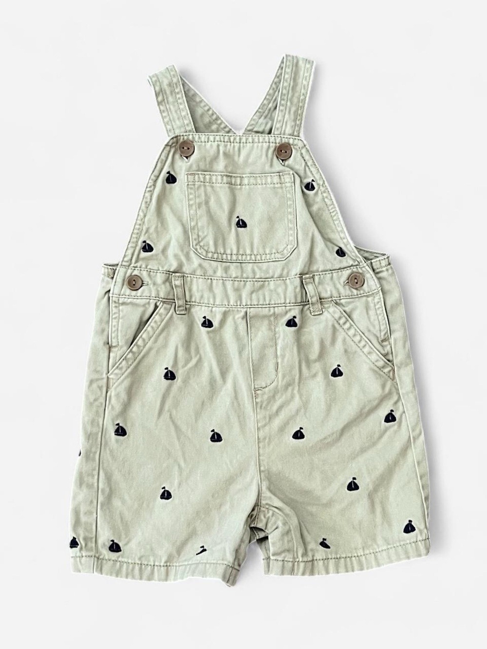 Gymboree Toddler Boys Sailboat Overalls
